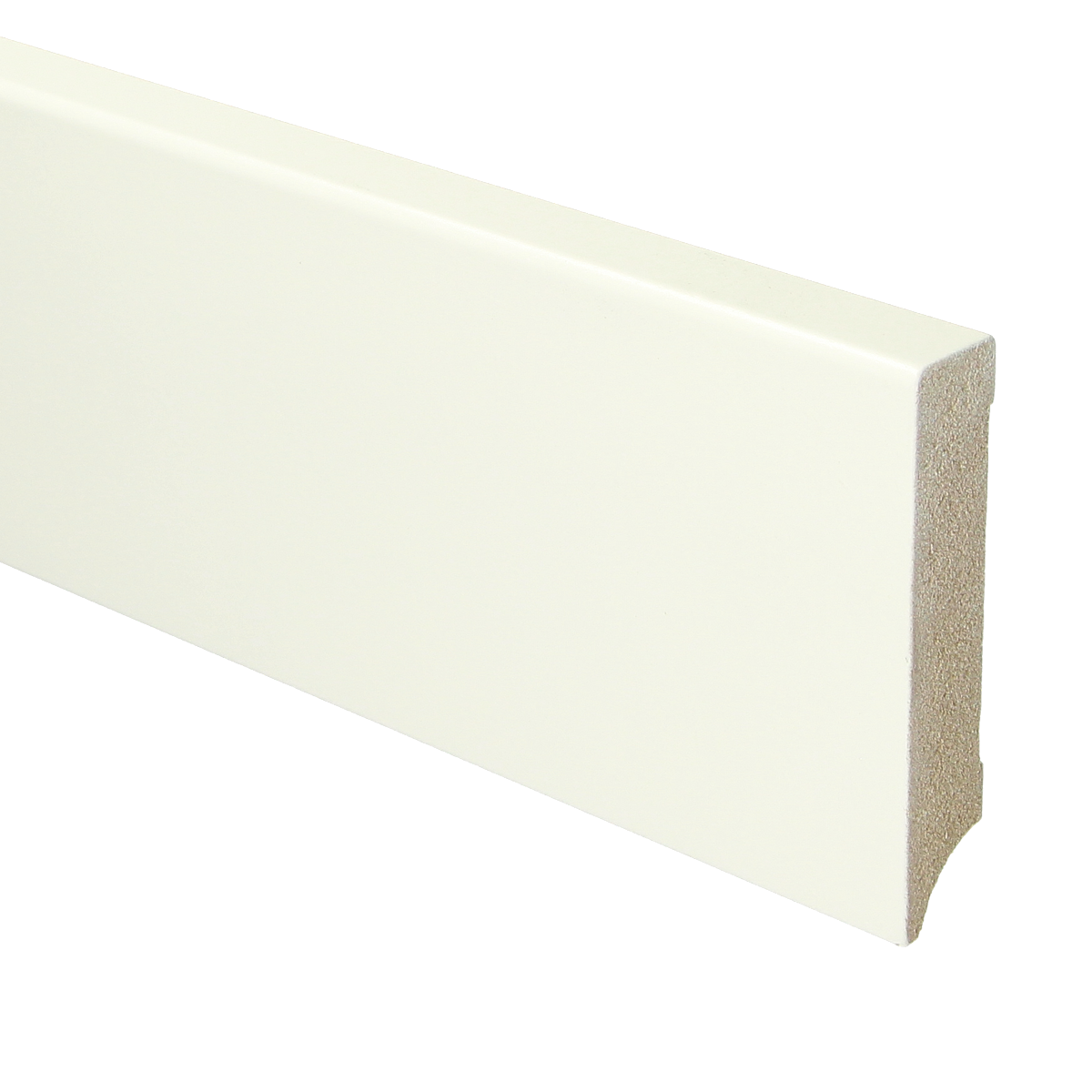 MDF Moderne Plint 90x18 RAL 9010 Zuiver Wit 16041