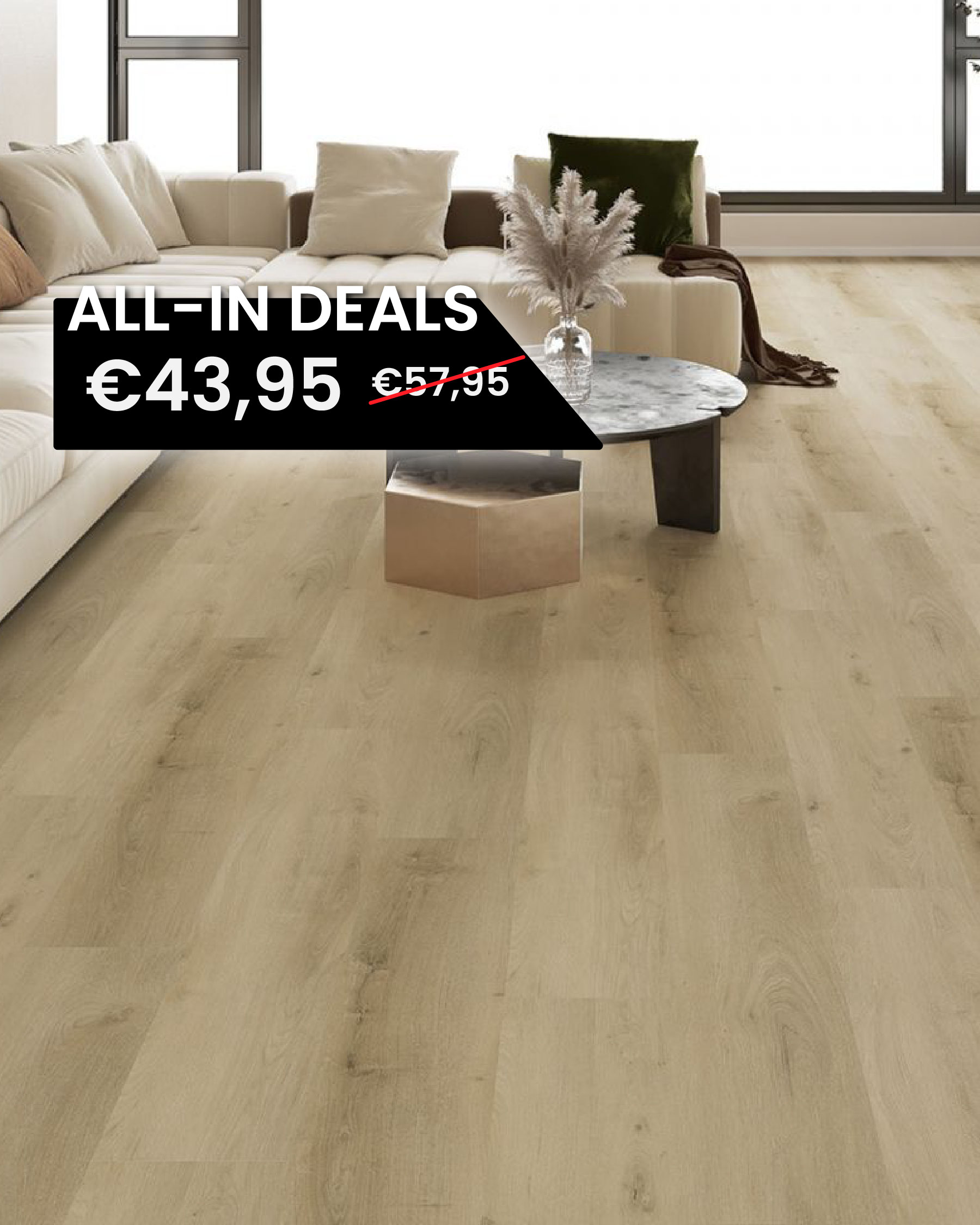 Luxury Floors Plank XL Vechele Eik