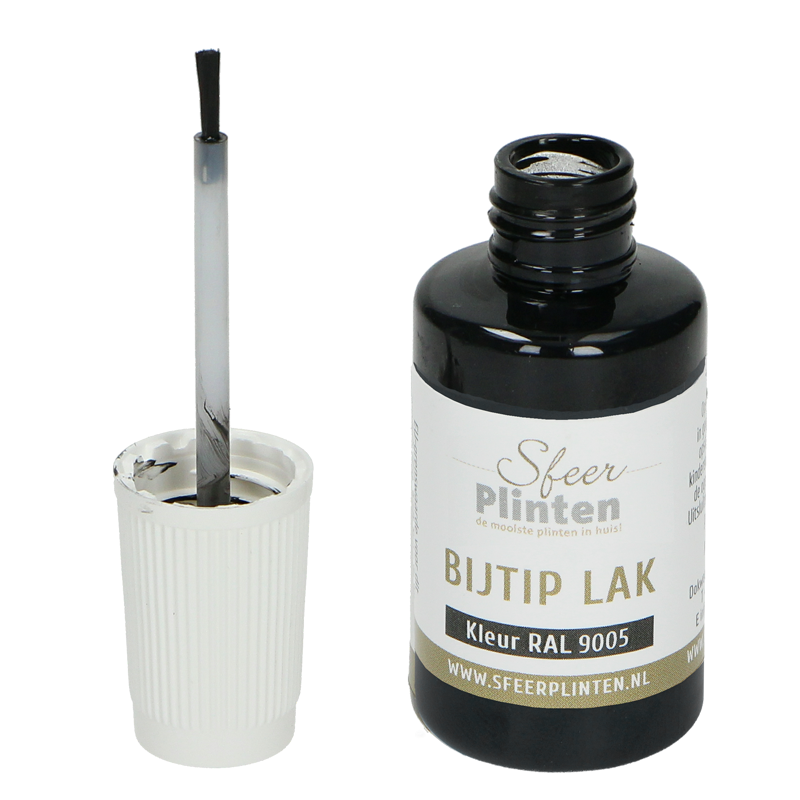 Sfeerplinten bij-tip-lak RAL 9005 - 20 ml