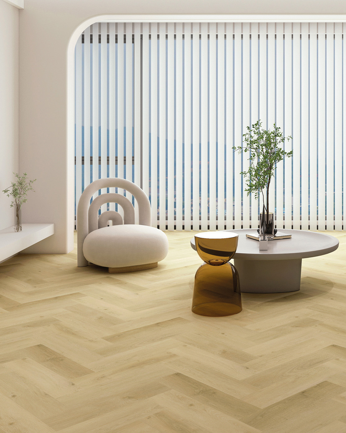 Luxury Floors Visgraat XL Klik Flardingis Eik