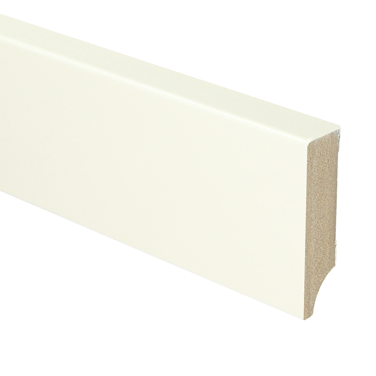 MDF Moderne Plint 70x18 RAL 9010 Zuiver Wit 16040