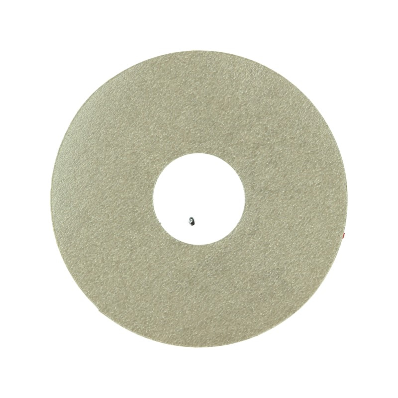 Rozet 17mm Beige Beton Donker (10 st.) 24237