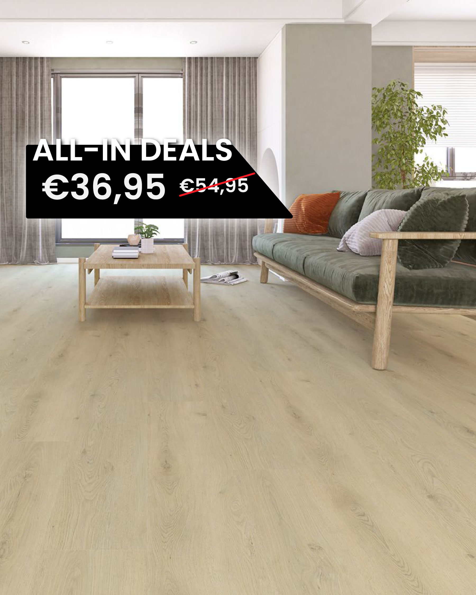 Luxury Floors Plank XL Vlissinghe Eik 3004